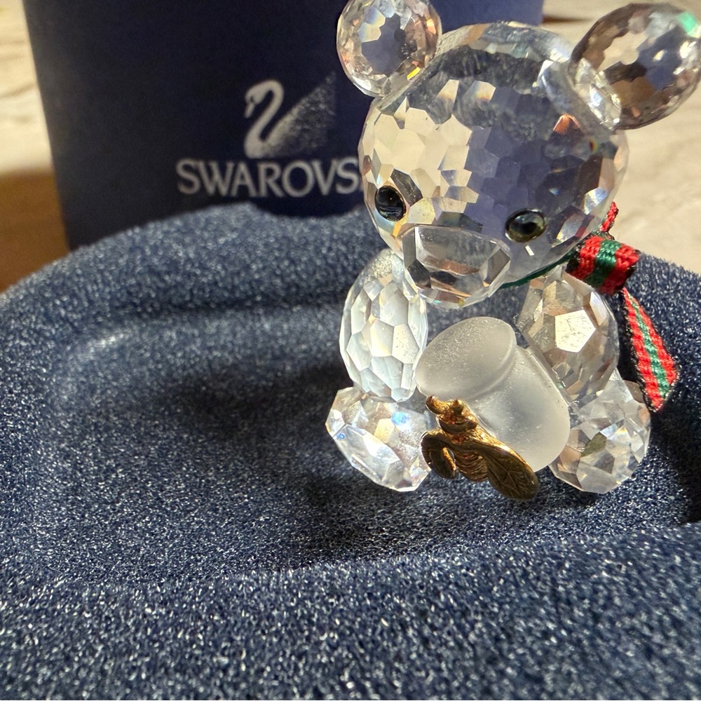 Swarovski Kris Bear with Honey Pot